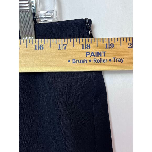 Lafayette 148 Women's 16 Black Lexington Side Zip Straight Leg Ankle Dress Pant - Picture 3 of 7